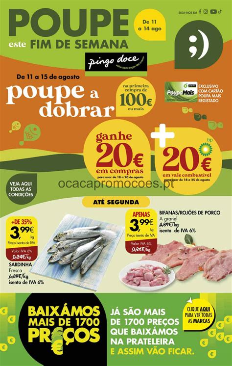 Antevis O Folheto Pingo Doce Fim De Semana Promo Es Agosto A