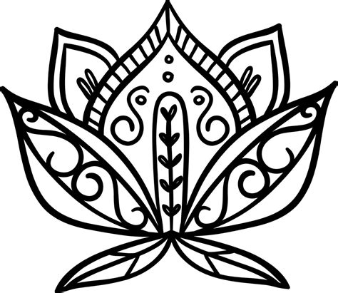 Beautiful Lotus Flower Car Decal Vinyl Decal Henna Paisley Etsy