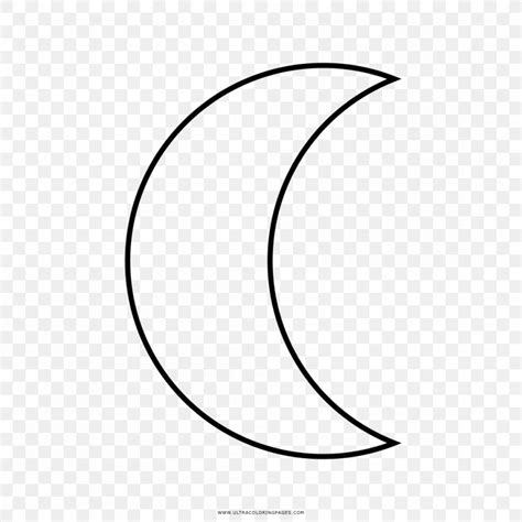 Full Moon Line Drawing Moon Crescent Drawing Outline Happy Clipart