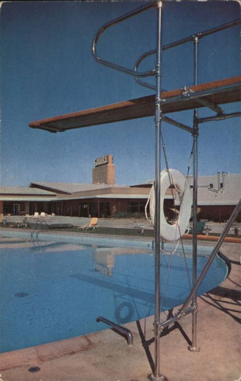 Swimming Pool Area at the Hotel Sahara Las Vegas, NV Postcard