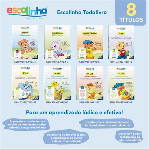 Escolinha Todolivro Maternal Educa O Infantil Livraria