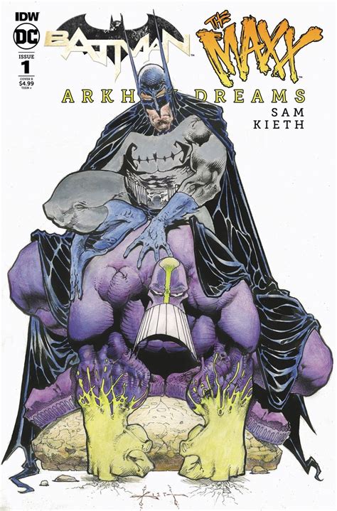 Batman The Maxx Arkham Dreams Of Cvr B Kieth Comic Books Art