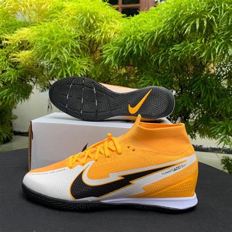 Sepatu Futsal Nike Mercurial Superfly 7 Elite Laser Orange Black