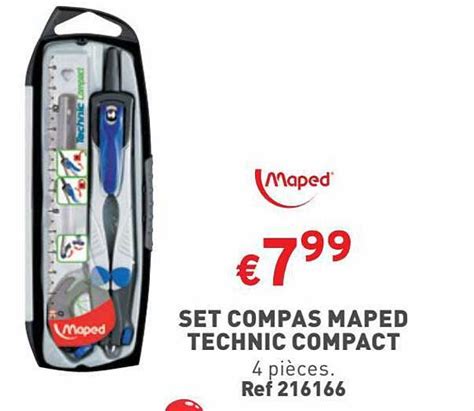 Promo Set Compas Maped Technic Compact Chez Trafic ICatalogue Fr