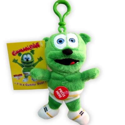 Singing Gummib R Clip On Plush Toy Gummybear International Inc