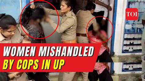 Viral Scuffle Breaks Out Between Cops And Mother Daughter In UP S