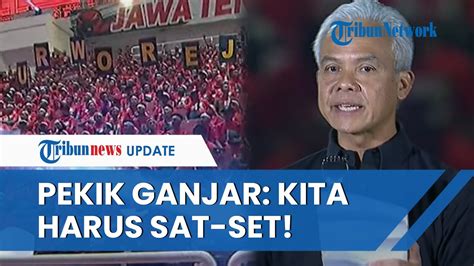 Singgung Pencapaian Jokowi Di Hadapan Ribuan Kader Pdip Ganjar Pranowo