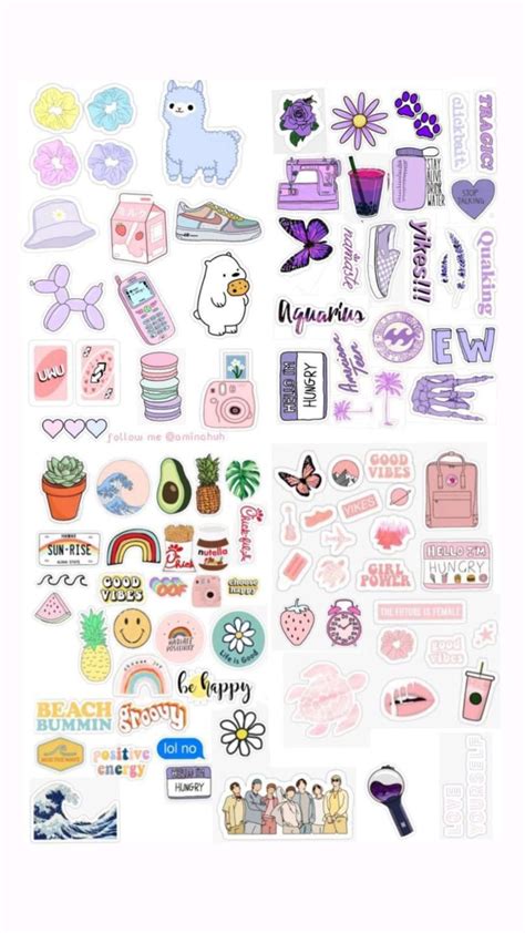 Small Large Aesthetic Stickers For Phone Case 11 Inc Etsy Artofit