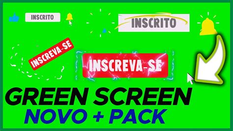 Green Screen Inscreva Se NOVO ATUALIZADO CHROMA KEY 3 YouTube