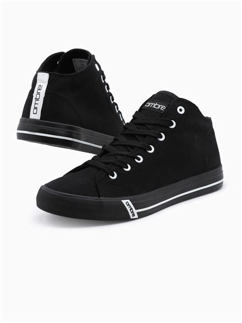 Men S Shoes Sneakers With Contrasting Elements Black V Om Foth