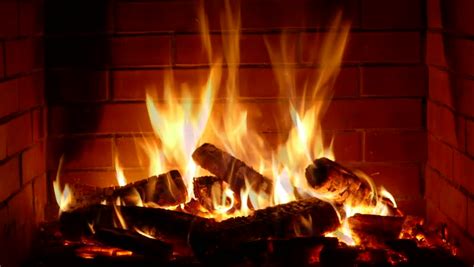 Fireplace With Roaring Wood Fire Stock Footage Video 902491 Shutterstock