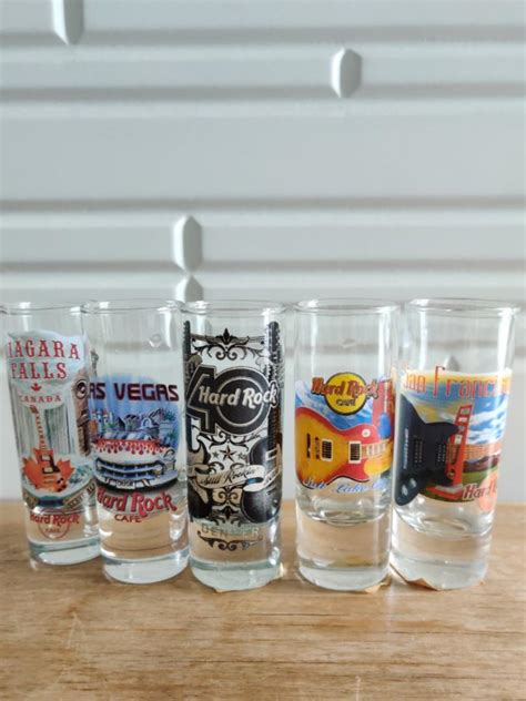 Hard Rock Cafe Classic Design Shot Glass Home Appliances Kitchenware On Carousell