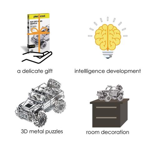 Piececool Metallic Nano Puzzle D No Connecting Agent Required Off