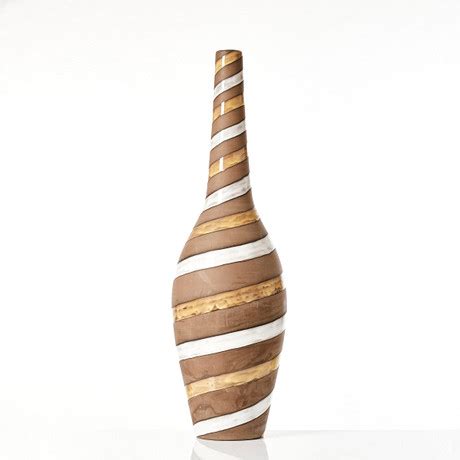 Ingrid Atterberg Spiral Floor Vase Upsala Ekeby Earthenware