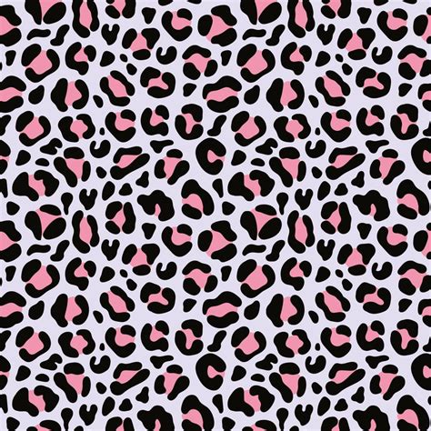 Leopard Print In Pink And Blue Abstract Leopard Skin Seamless Pattern