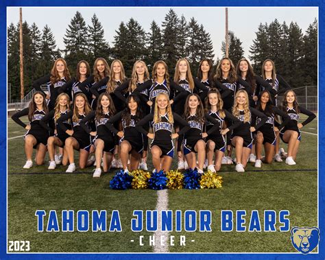 Cheer Team Photos Tahoma Bears Junior Football Cheer