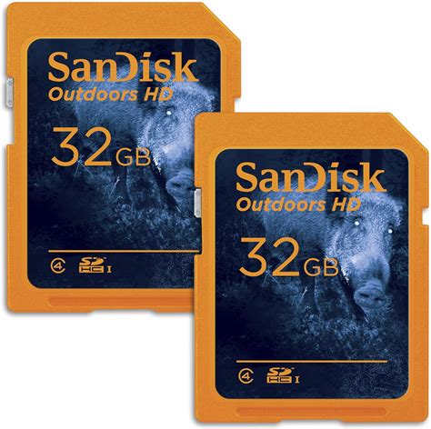 Amazon Sandisk Gb Pack Outdoors Hd Sdhc Uhs I Memory Card