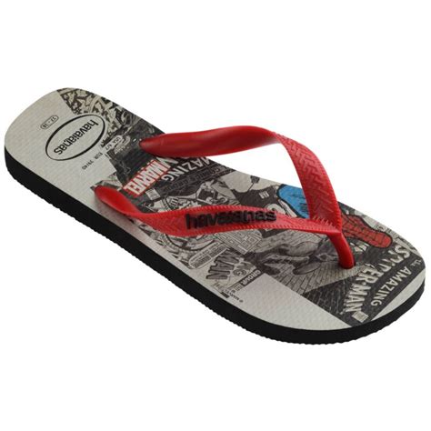 Chinelo Adulto Havaianas Top Marvel Classics Homem Aranha Chinelos Tal