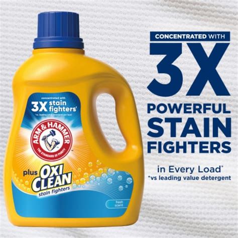 Arm Hammer Plus Oxiclean Fresh Scent Liquid Laundry Detergent