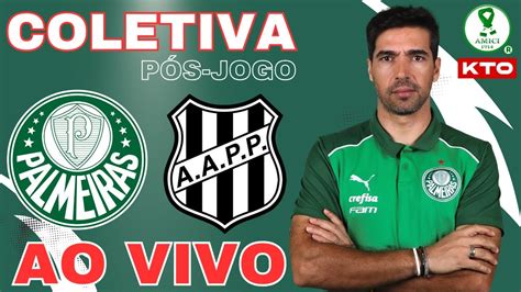 COLETIVA ABEL FERREIRA PÓS JOGO PALMEIRAS 5 x 1 PONTE PRETA