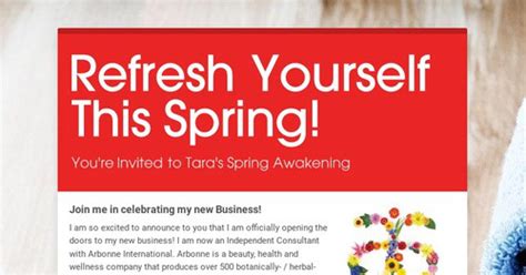 Refresh Yourself This Spring Smore Newsletters