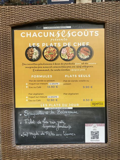 Restaurant Chacun ses goûts à Albi Onvaauresto trouvez le resto le