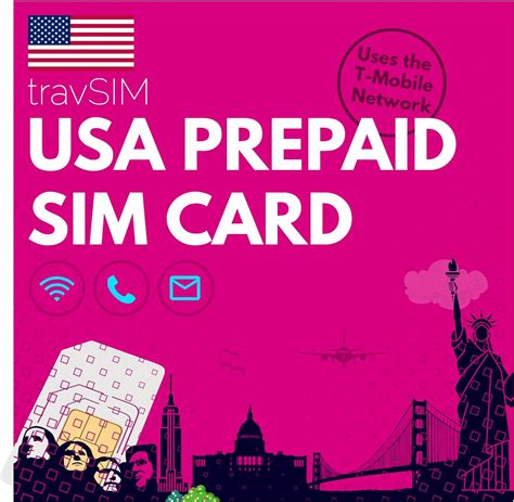 Amazon TravSIM Prepaid SIM Card USA Uses The T Mobile Network