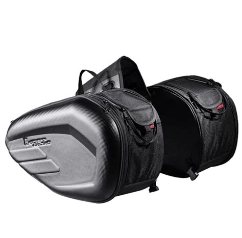 Ghost Waterproof Saddle Bags For Motorcycles Black Kmx Helmets