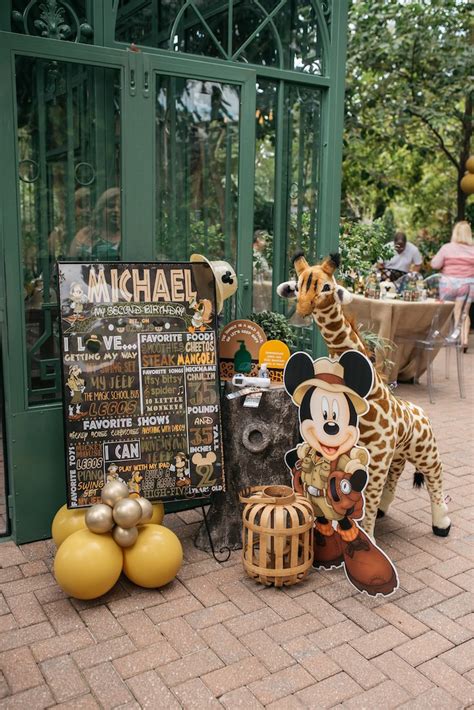 Kara's Party Ideas Mickey Mouse Safari Party | Kara's Party Ideas