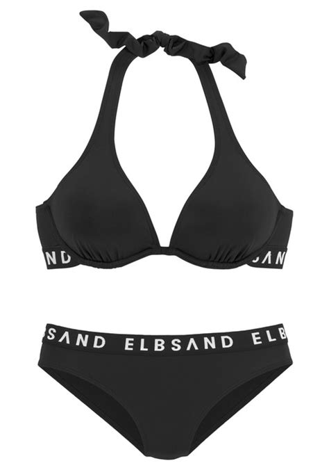 Elbsand Bügel Bikini Edith schwarz Cup B 36 LASCANA de