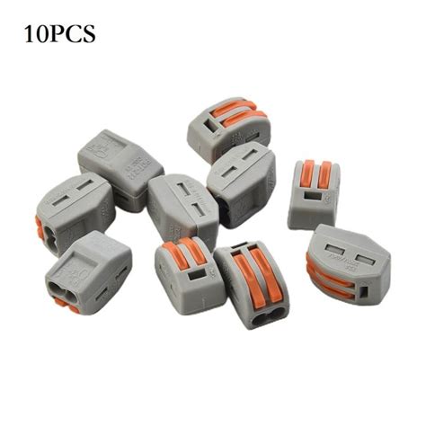 10x 32a 400v 2 Way Spring Lever Terminal Block Electric Cable Wire Connector Set Lazada Ph