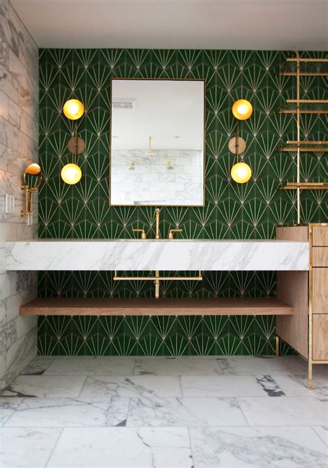 Forest Park Eclectic Modern Bright Designlab Modern Bathroom Tile