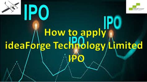 How To Apply Ideaforge Technology Limited Ipo Youtube