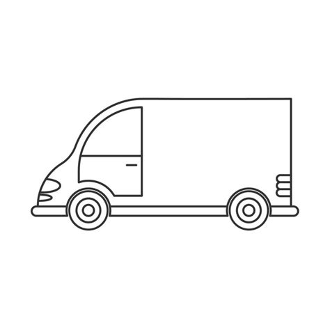 Vans Outline Vectors And Illustrations For Free Download Freepik