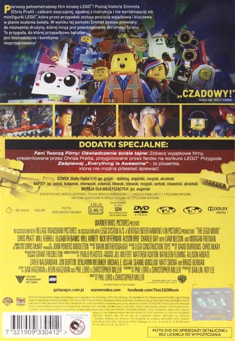 Lego Przygoda DVD Chris Miller Christopher Miller Phil Lord