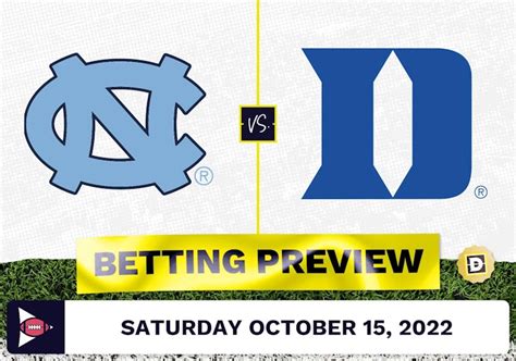 North Carolina Vs Duke Cfb Prediction And Odds Oct 15 2022