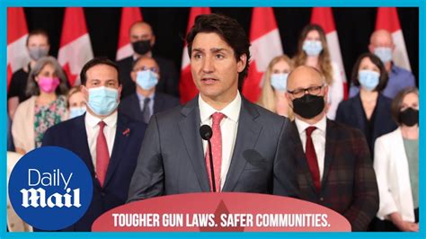 Gun Ban Justin Trudeau Announces A National Freeze On Handgun