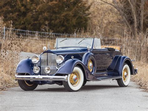 1934 Packard Super Eight Coupe Roadster Amelia Island 2023 RM Sotheby S