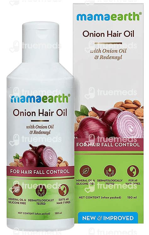 Mamaearth Onion Hair Oil For Hair Regrowth And Hair Fall Control With