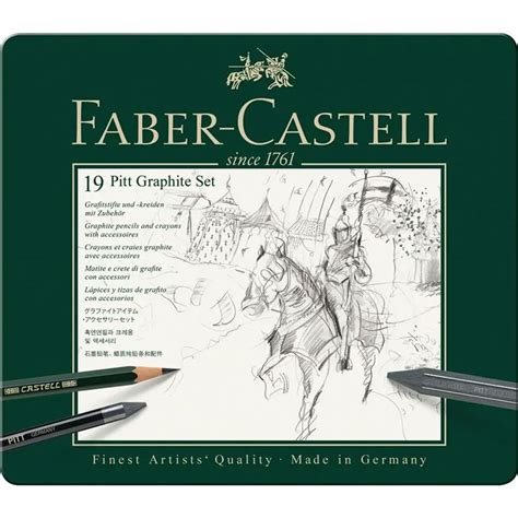 Estuche Faber Castell Pitt Monochrome Con 19 Papelería lumen