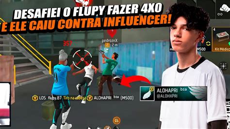 Desafiei O Flupy Fazer X E Ele Caiu Contra Influencer Youtube