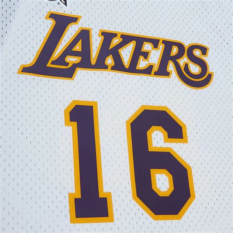 Unisex Mitchell Ness Pau Gasol Los Angeles Lakers Hall Of Fame Class Of 2023 Throwback Swingman