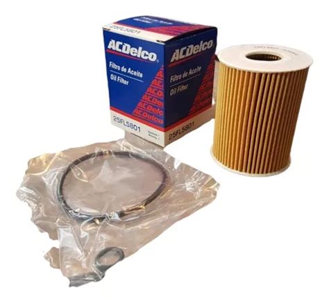 Filtro Aceite Acdelco 25fl5801 Hu719 3x Optra Cruze Captiva Cuotas