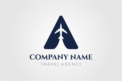 Air Plane Tour Travel Logo Vector Design Afbeelding Door Ikershandy