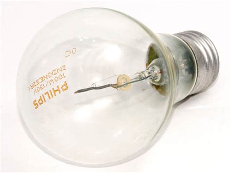 Philips 100 Watt 130 Volt A19 Clear Bulb 100acl 130v