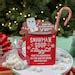 Snowman Soup Hot Cocoa Printable Hot Chocolate Christmas Gift School Treat Classroom Holiday