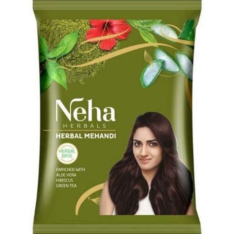 Neha Herbal Mehandi Natürliches Haarfärbemittel Aus 100 Kräuterextrakten