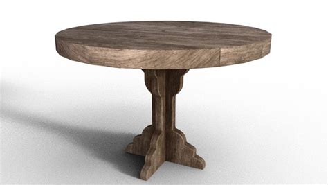 Round table 3D - TurboSquid 1861031