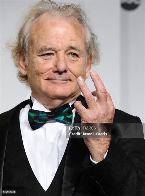 Actor Bill Murray Poses In The Press Room At The 86th Annual Academy