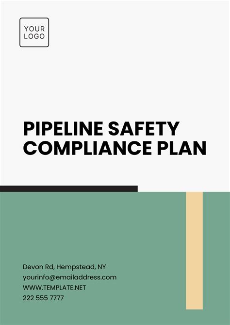 Free Pipeline Safety Compliance Plan Template to Edit Online